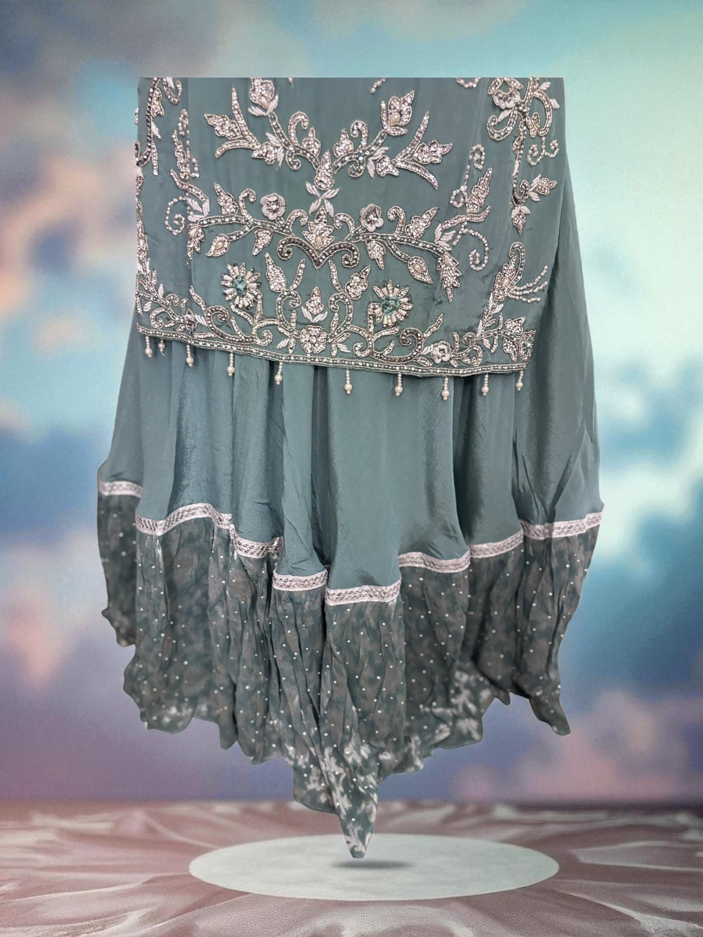 Heavy Work Salwar Kameez, Cultural Wear for Women, Aug17