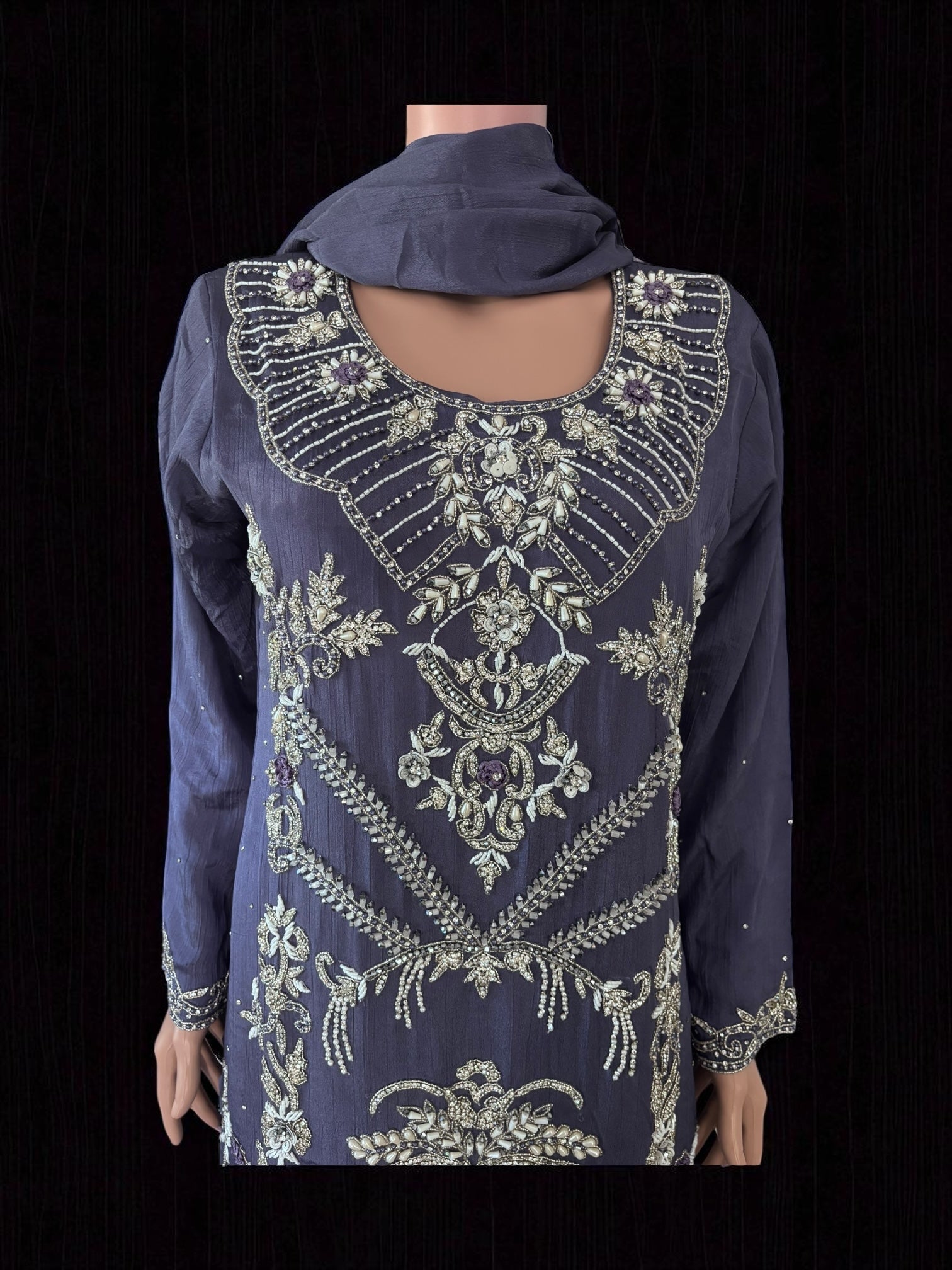 Heavy Work Salwar Kameez, Cultural Wear for Women, Aug19 - Saree Ghor Charlotte