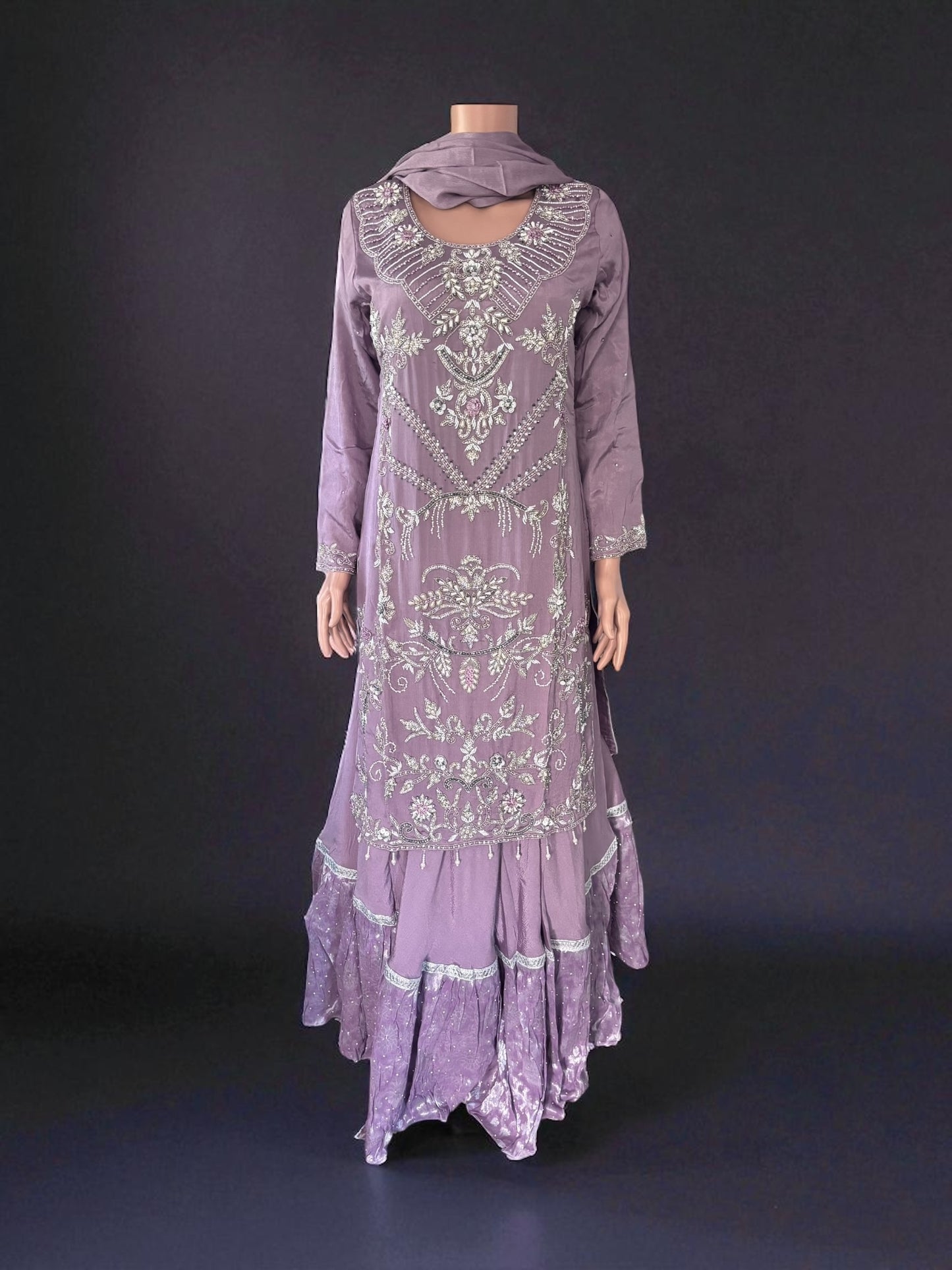 Heavy Work Salwar Kameez, Cultural Wear for Women, Aug20