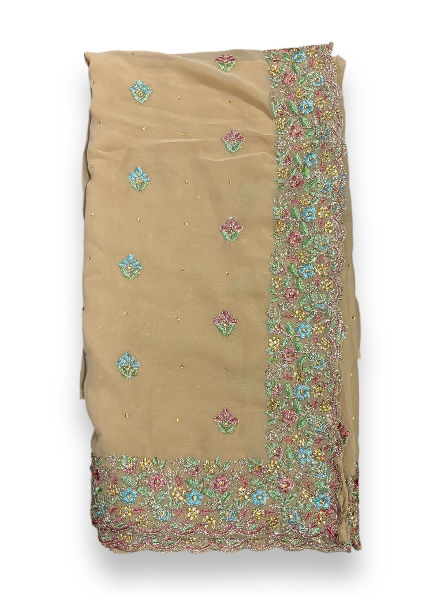 Traditional Designer Saree with Ready Blouse - 012