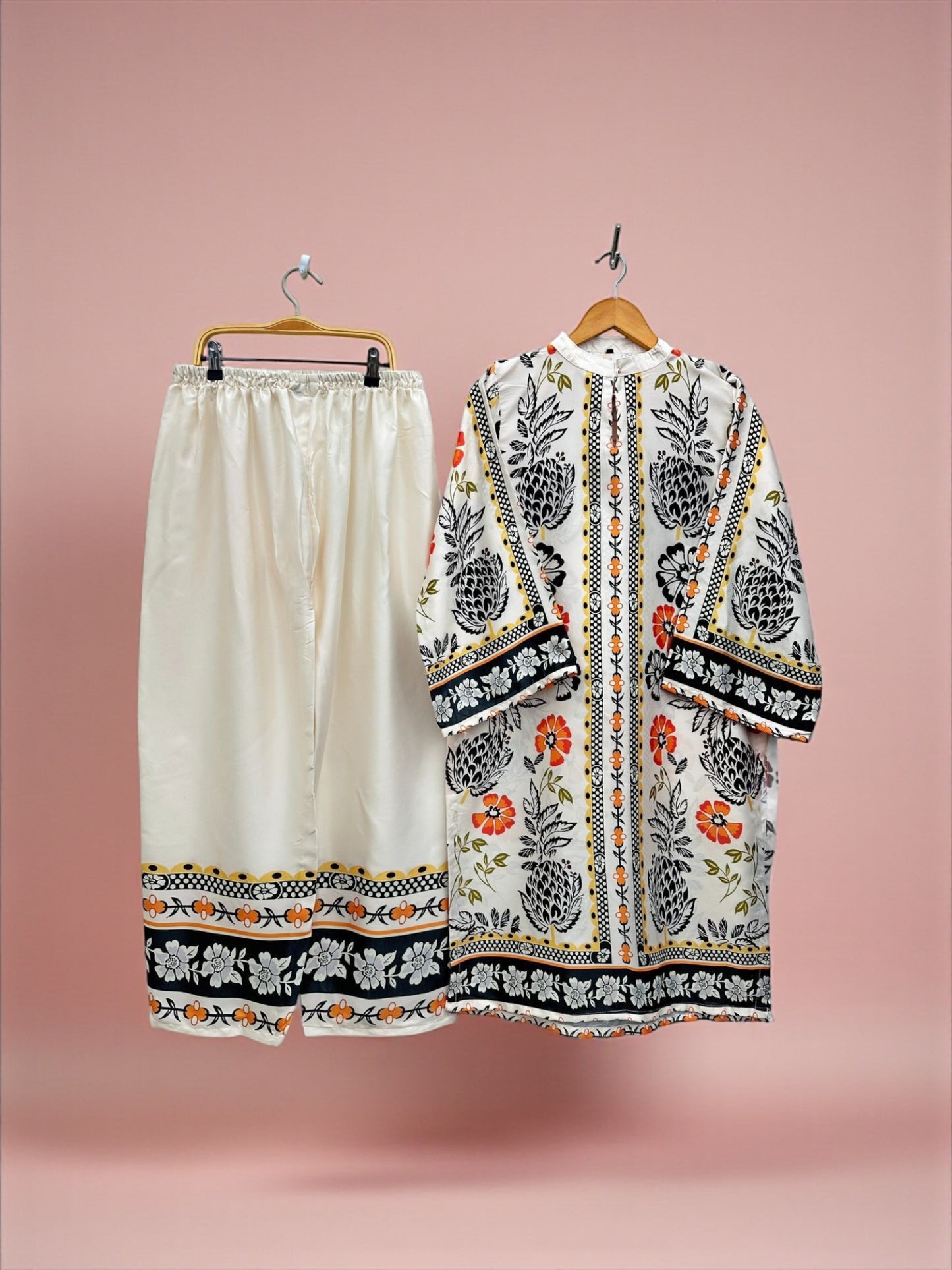 Traditional Two Piece Kurti Set, Cultural Wear for Women