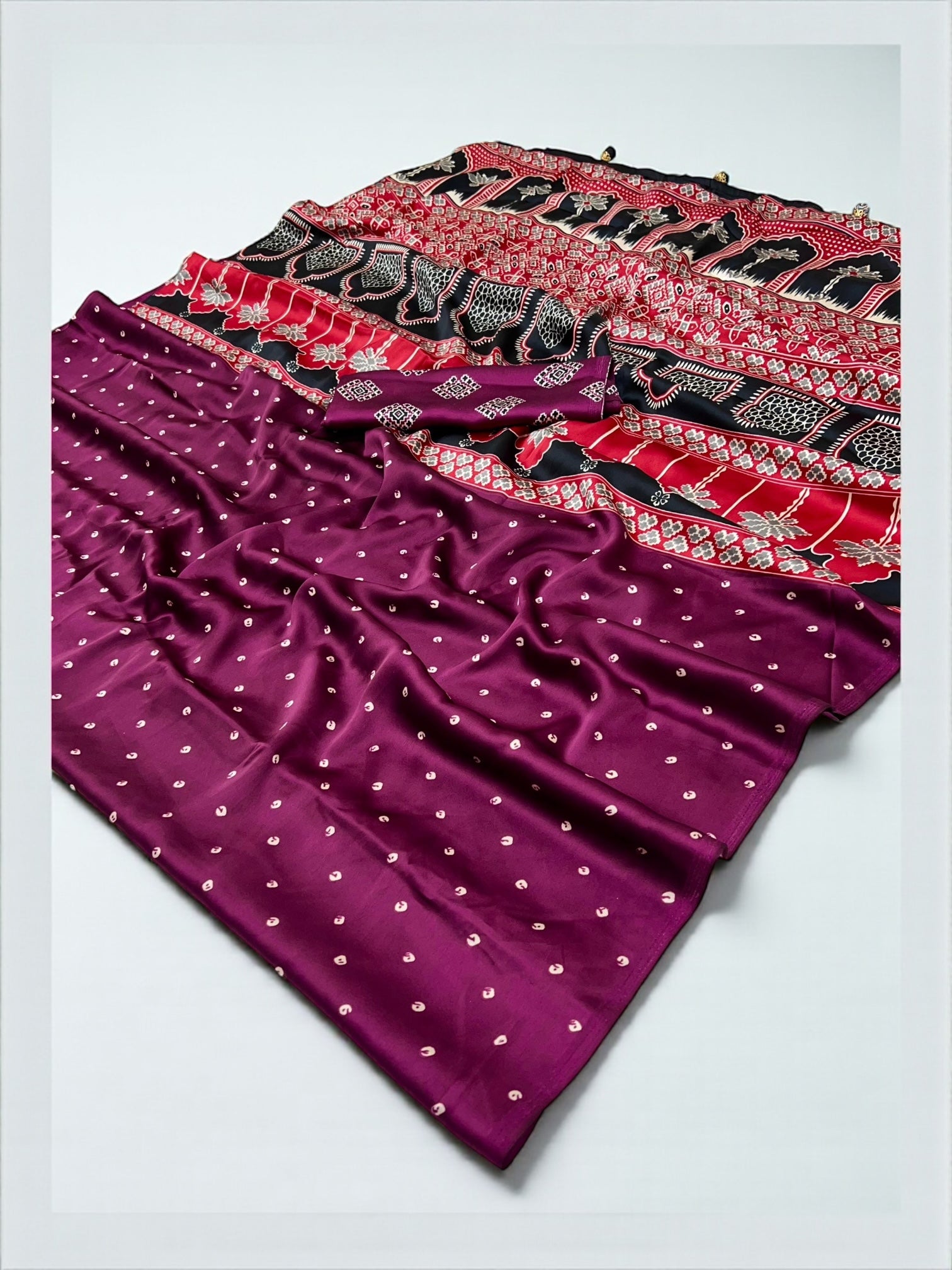 Semi Modal Traditional Saree, Cultural Wear for Women