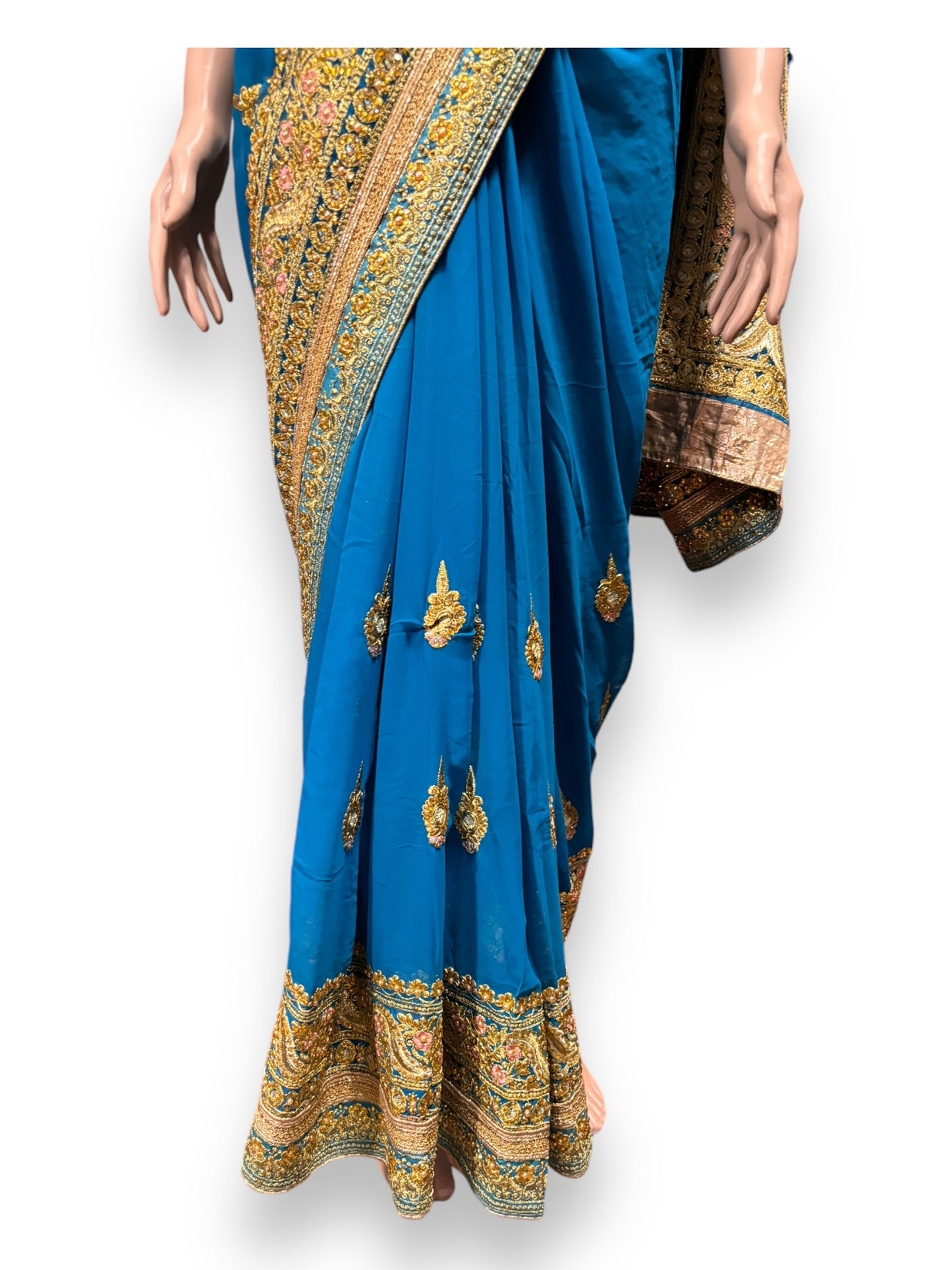 Traditional Designer Saree with Ready Blouse - 011