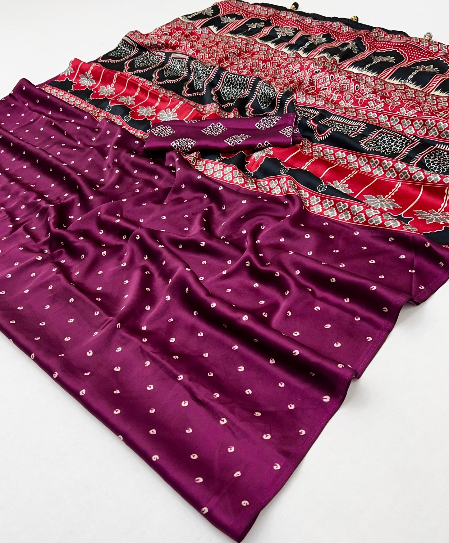 Semi Modal Traditional Saree, Cultural Wear for Women