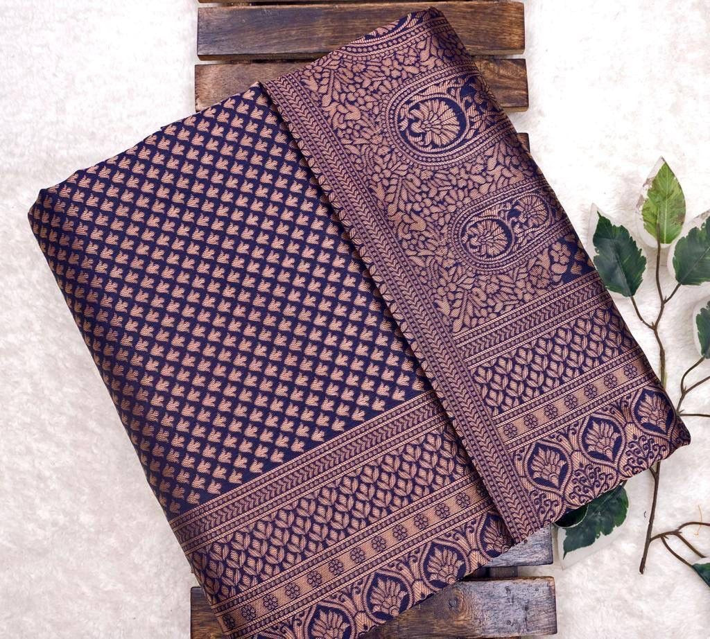 Banarasi Lichi Silk Traditional Saree, Cultural Wear for Women