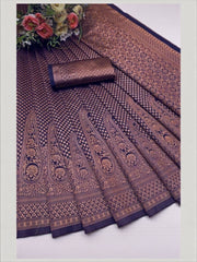 Banarasi Lichi Silk Traditional Saree, Cultural Wear for Women