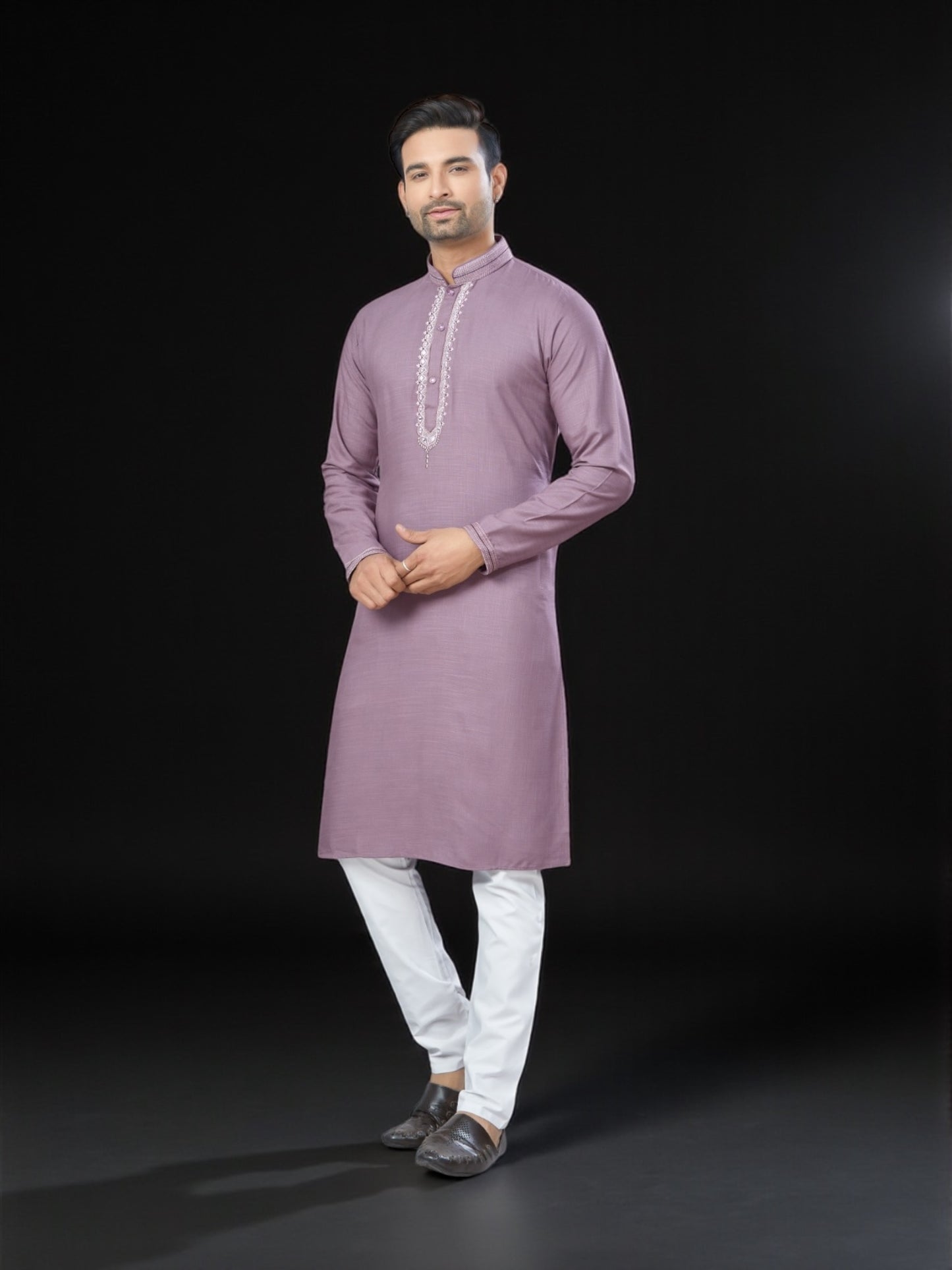 Traditional Men's Kurta Pajama Set– Cultural Wear for Men