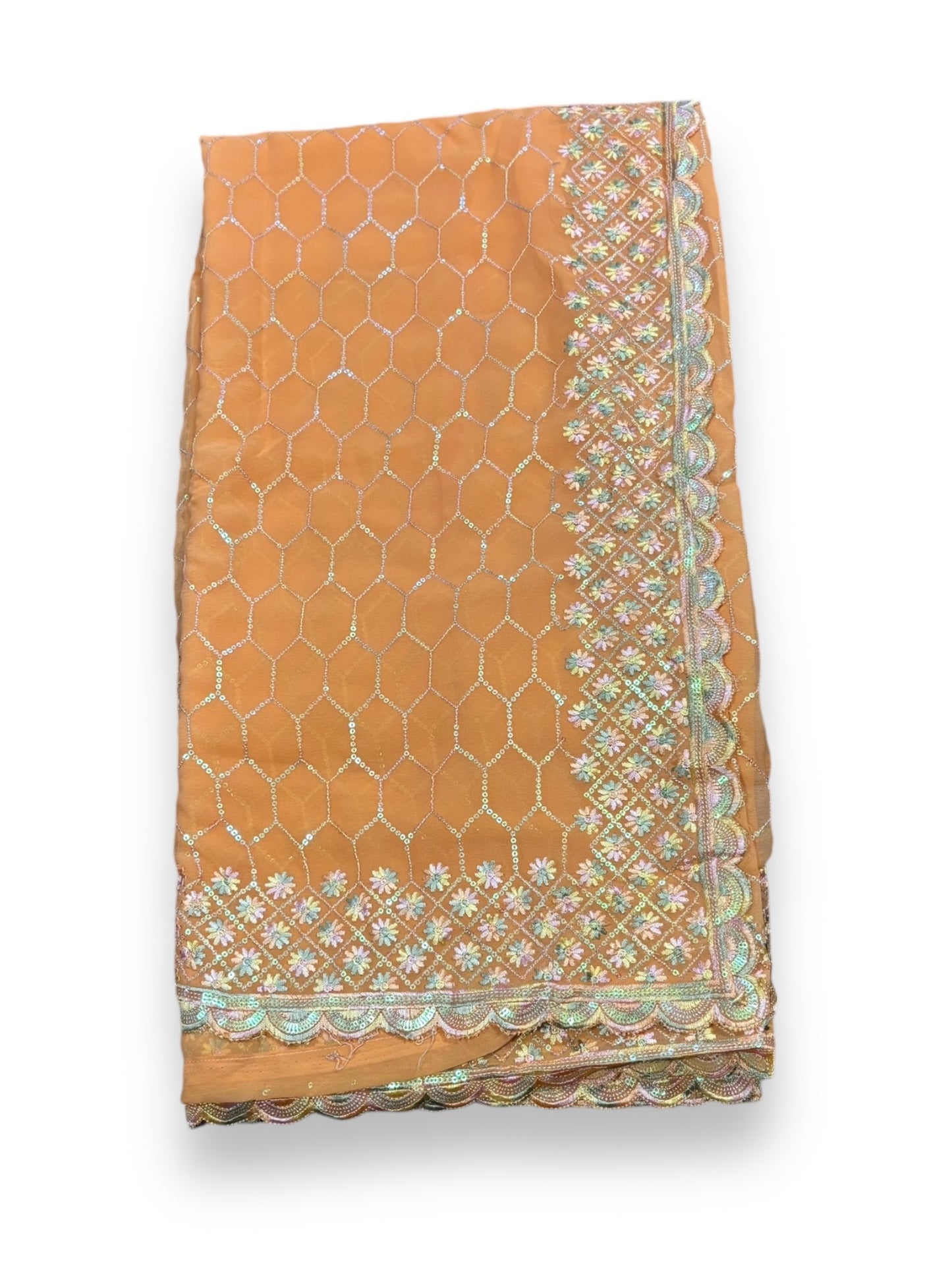 Traditional Designer Saree with Ready Blouse - 018