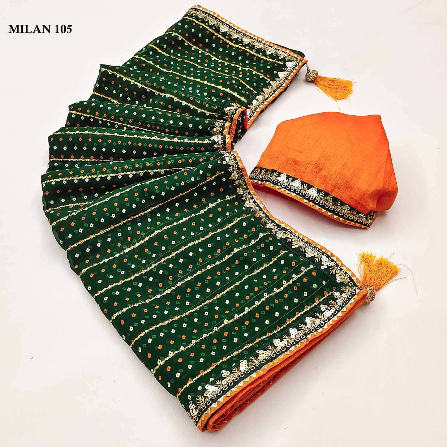 Georgette Blooming Traditional Saree, Cultural Wear for Women