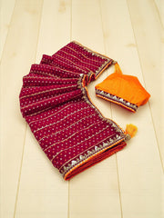 Georgette Blooming Traditional Saree, Cultural Wear for Women