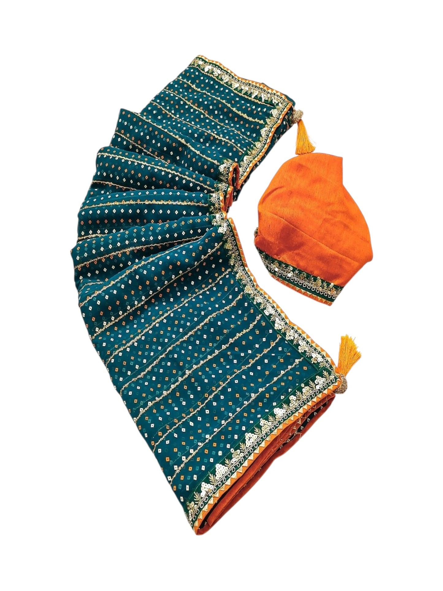 Georgette Blooming Traditional Saree, Cultural Wear for Women