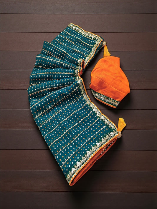 Georgette Blooming Traditional Saree, Cultural Wear for Women