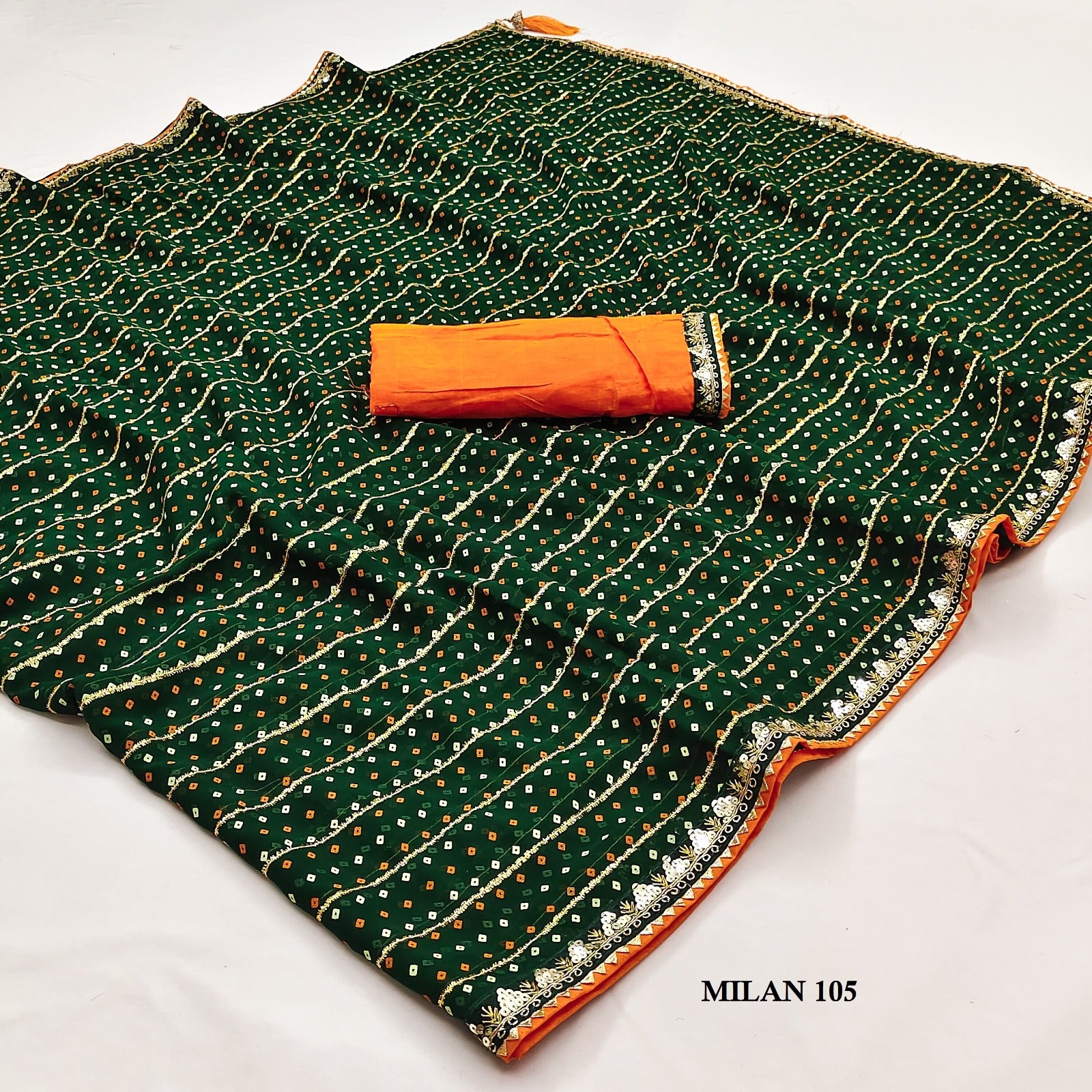 Georgette Blooming Traditional Saree, Cultural Wear for Women