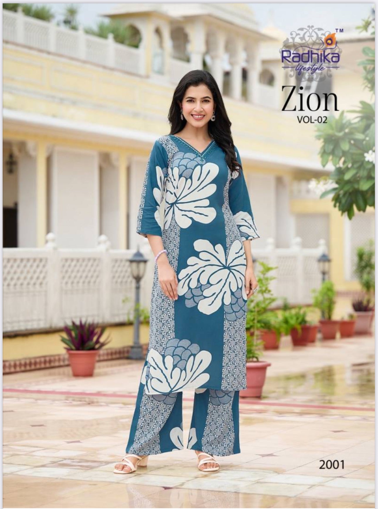 Rayon Printed Traditional Two Piece Kurti Set, Cultural Wear for Women