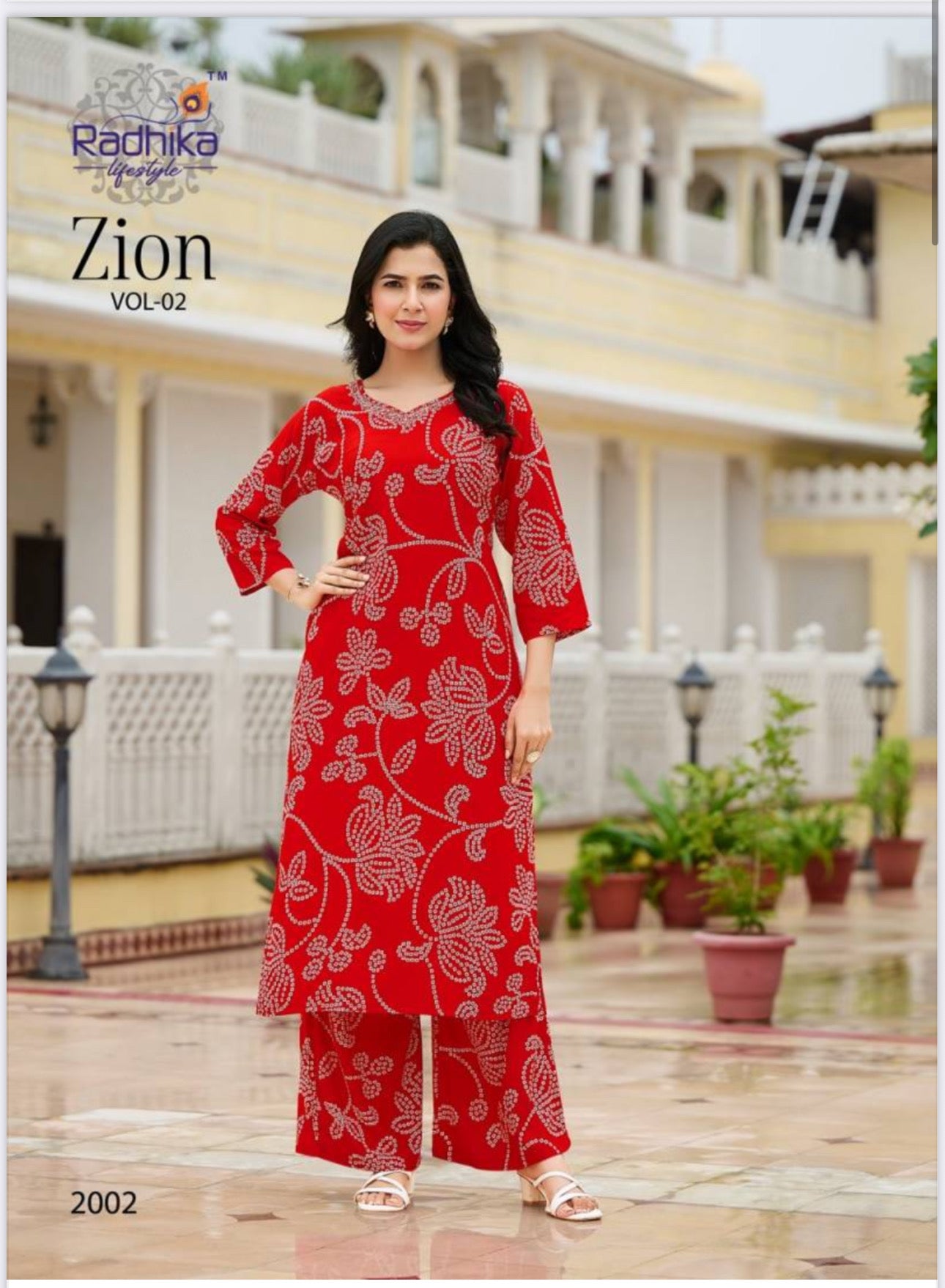 Rayon Printed Traditional Two Piece Kurti Set, Cultural Wear for Women
