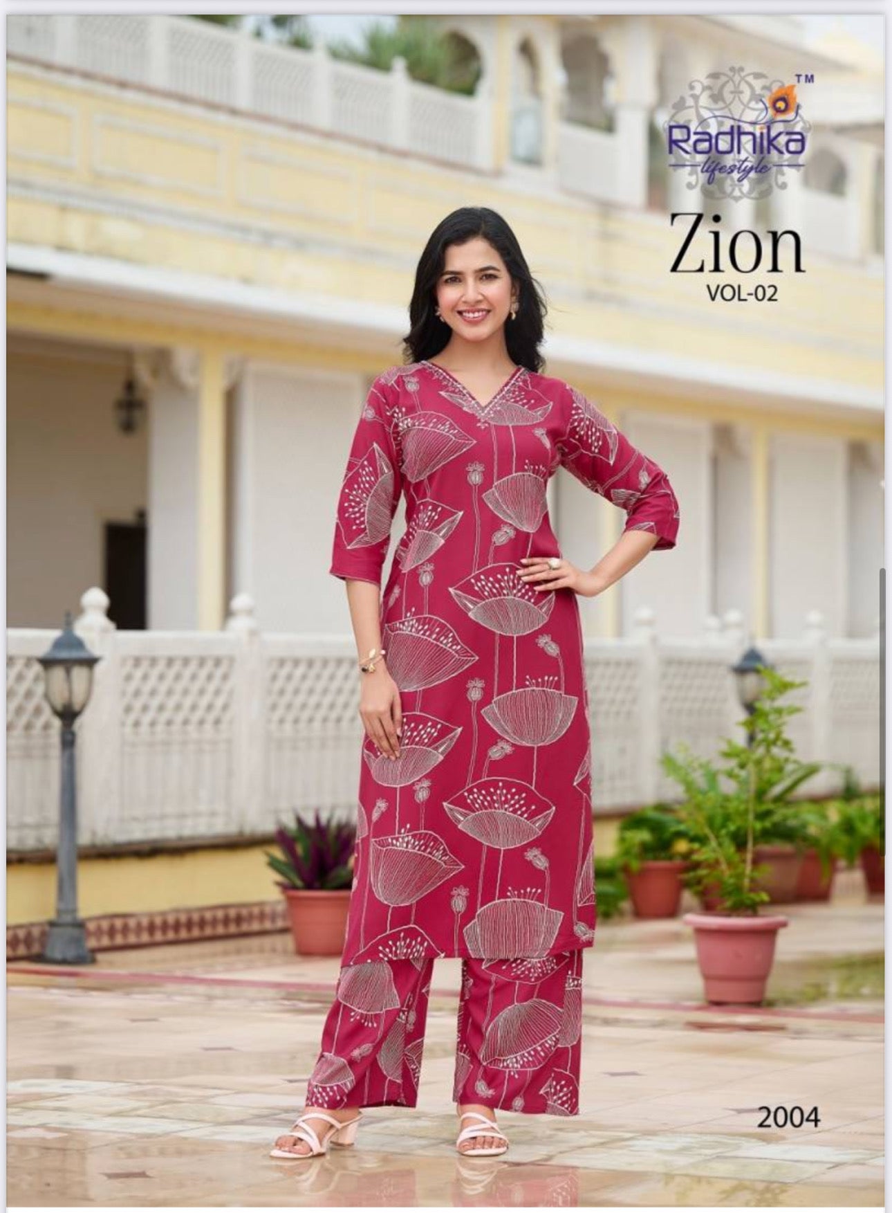 Rayon Printed Traditional Two Piece Kurti Set, Cultural Wear for Women