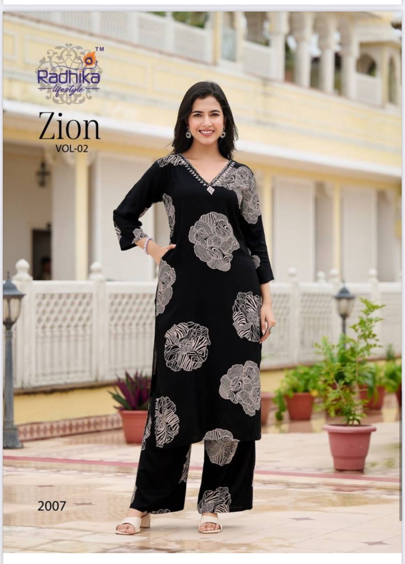 Rayon Printed Traditional Two Piece Kurti Set, Cultural Wear for Women