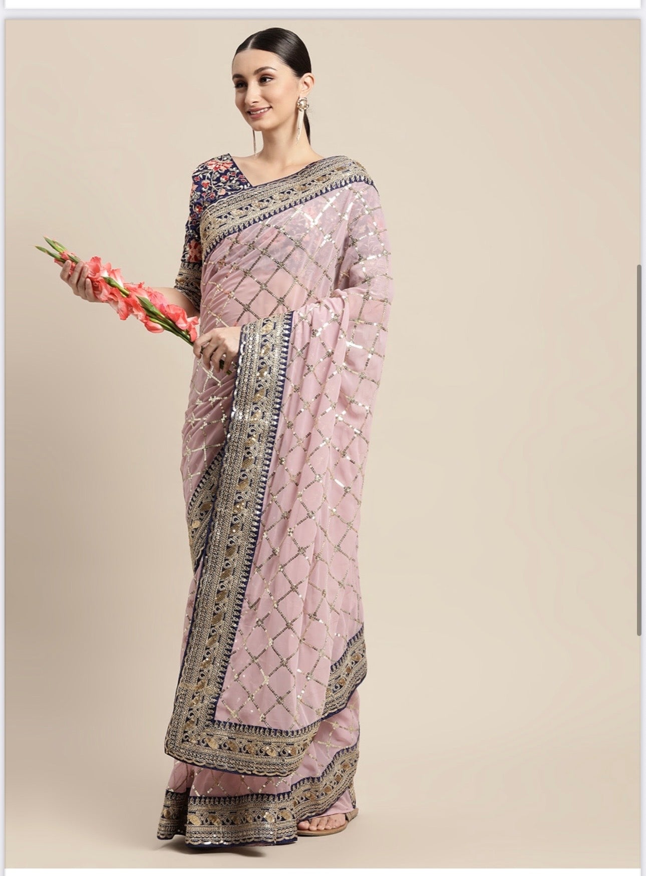 Georgette Traditional Saree, Cultural Wear for Women