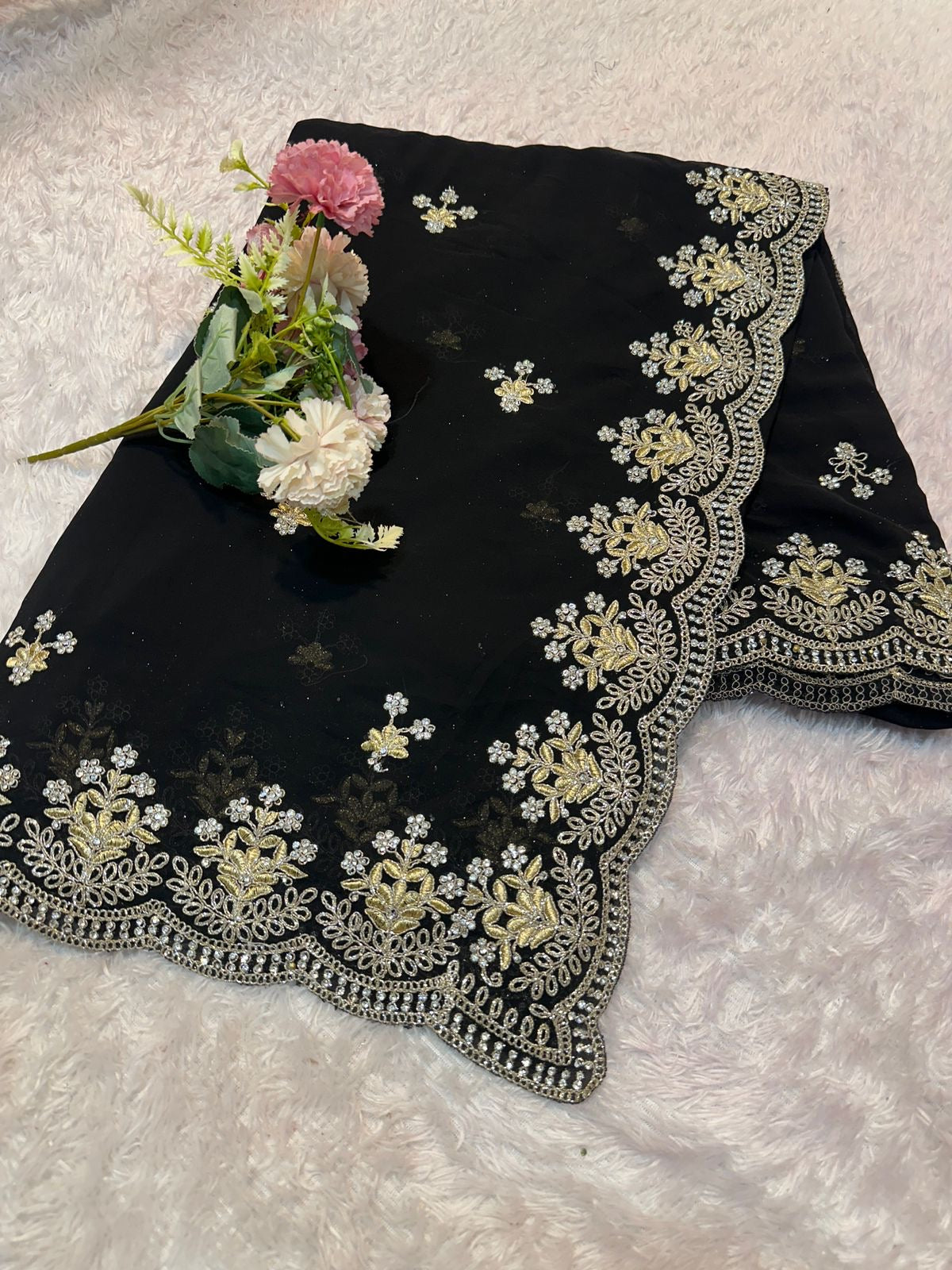 Georgette Traditional Saree, Cultural Wear for Women