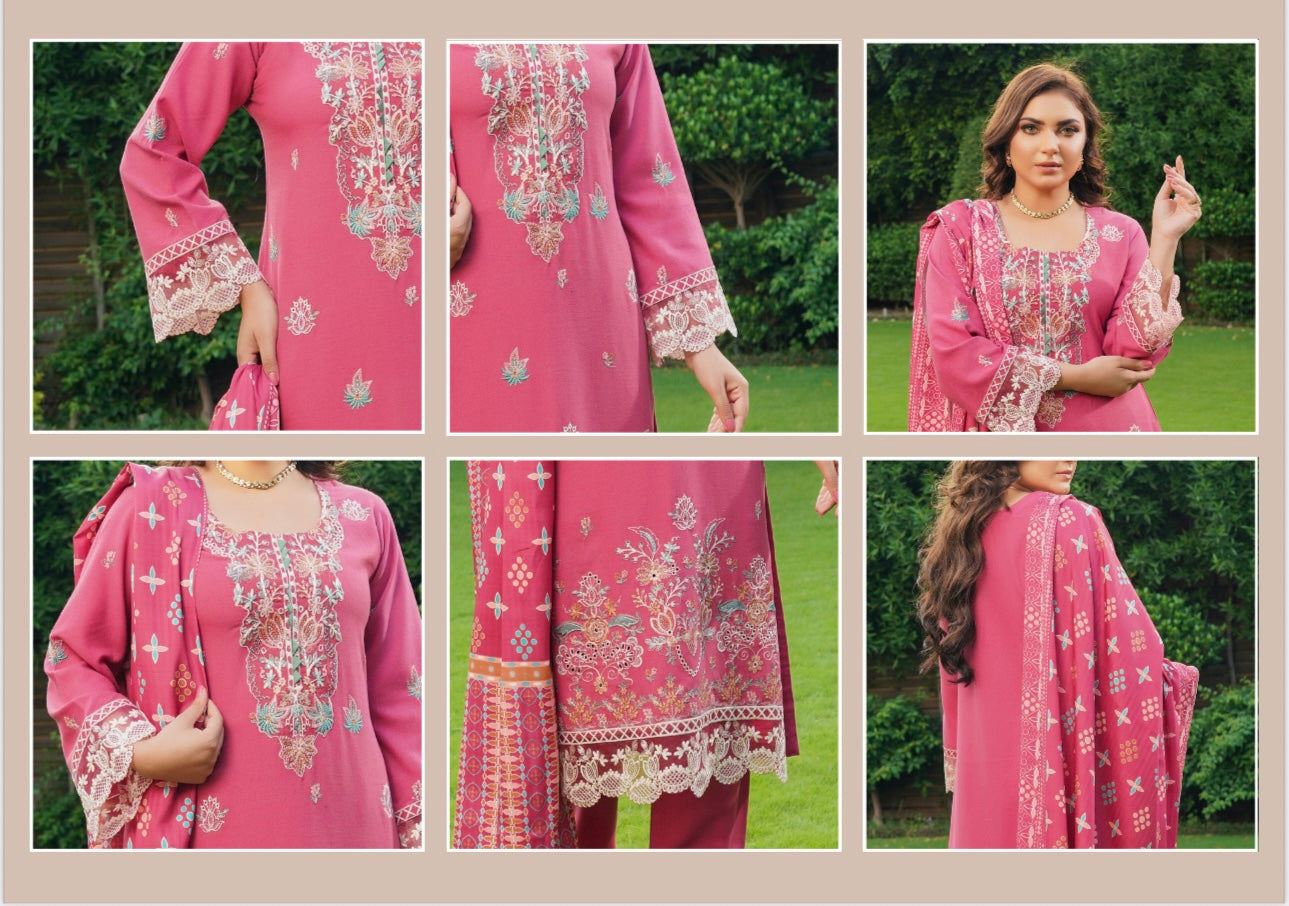 Traditional Pakistani Salwar Kameez for women featuring vibrant embroidery and elegant design, by Saree Ghor Charlotte.