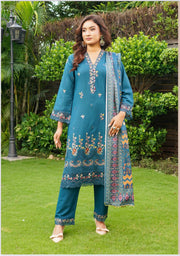 Traditional Pakistani Salwar Kameez for women, featuring intricate embroidery and vibrant fabric from Saree Ghor Charlotte.