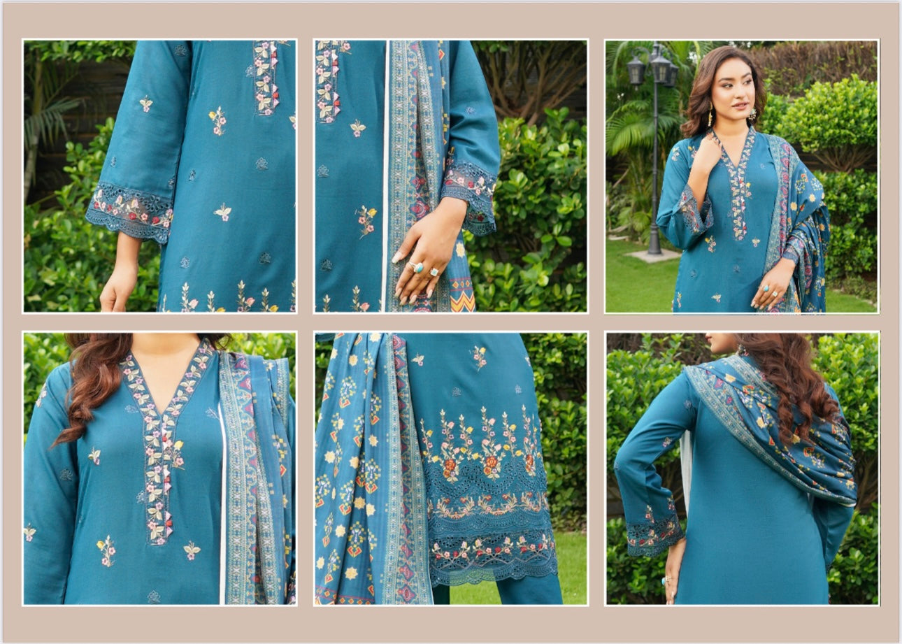 Traditional Pakistani Salwar Kameez by Saree Ghor Charlotte, featuring vibrant fabric and intricate embroidery for women’s cultural wear.