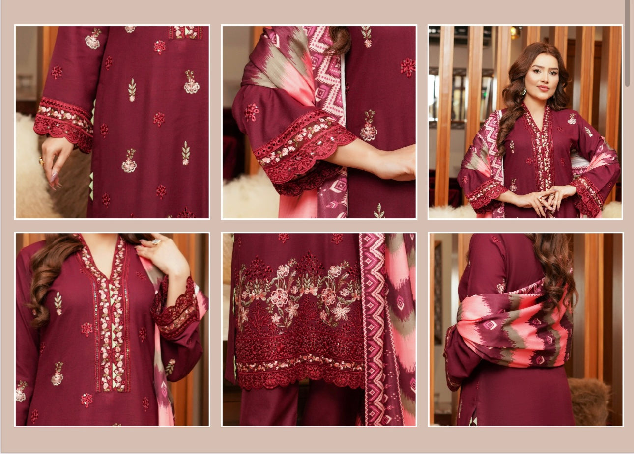 Traditional Pakistani Salwar Kameez for women, featuring colorful fabric and intricate embroidery, by Saree Ghor Charlotte.