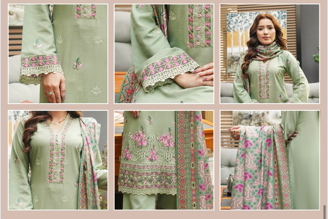 Traditional Pakistani Salwar Kameez for women by Saree Ghor Charlotte, featuring vibrant fabric and intricate embroidery.
