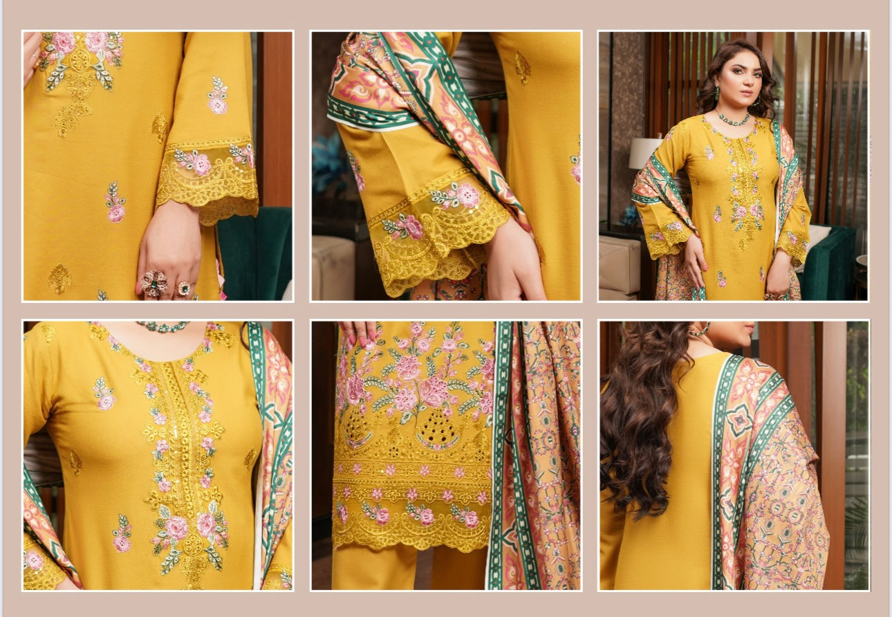 Traditional Pakistani Salwar Kameez for women, featuring intricate embroidery and vibrant colors, by Saree Ghor Charlotte.