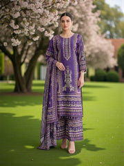 Natural crepe Salwar Kameez for women by Saree Ghor Charlotte, showcasing traditional cultural wear with intricate detailing.