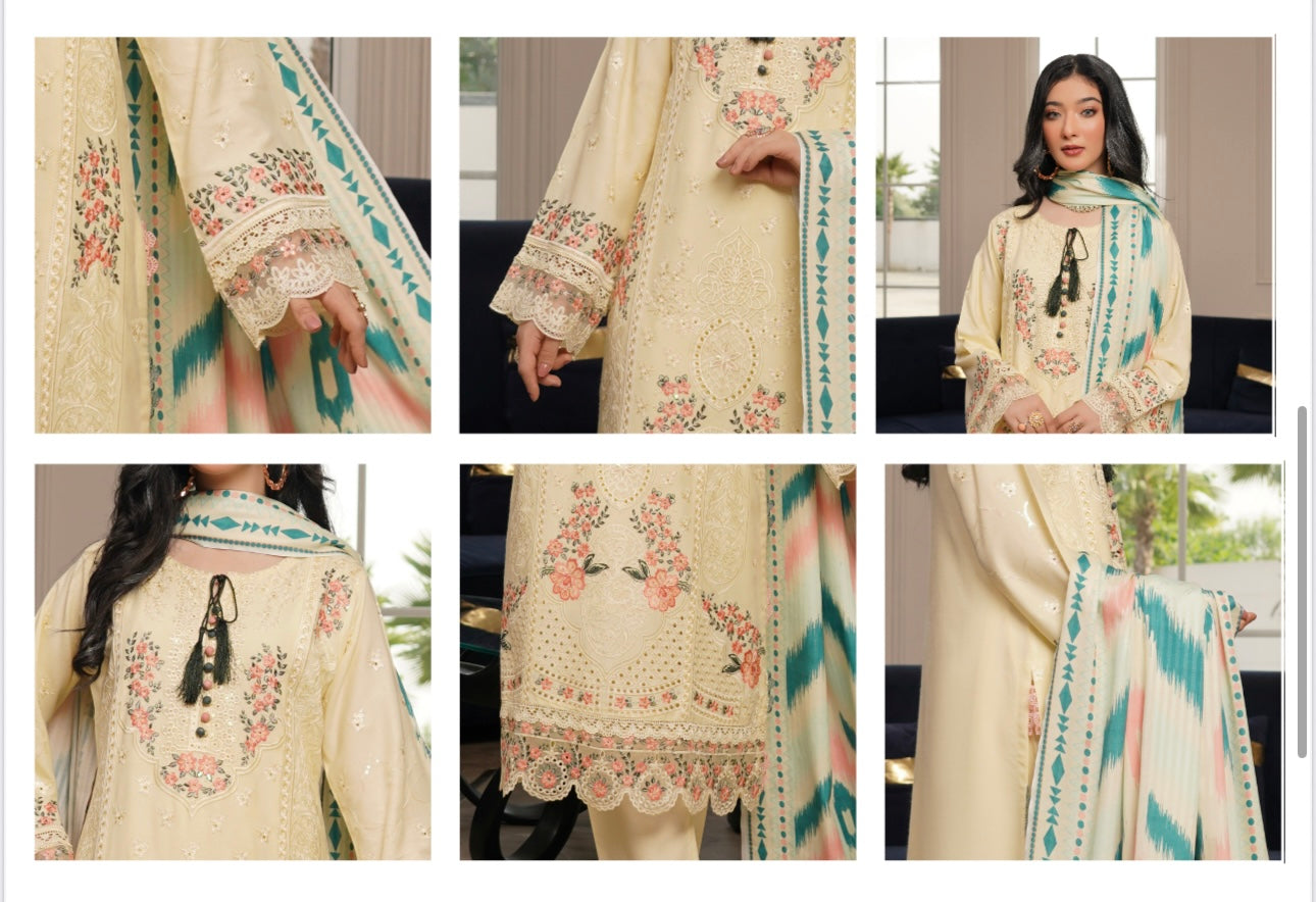 Traditional Pakistani Salwar Kameez for women, featuring intricate embroidery and vibrant fabric, by Saree Ghor Charlotte.
