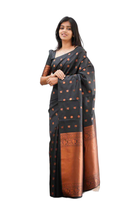 Jacquard Art Silk Traditional Saree - 3