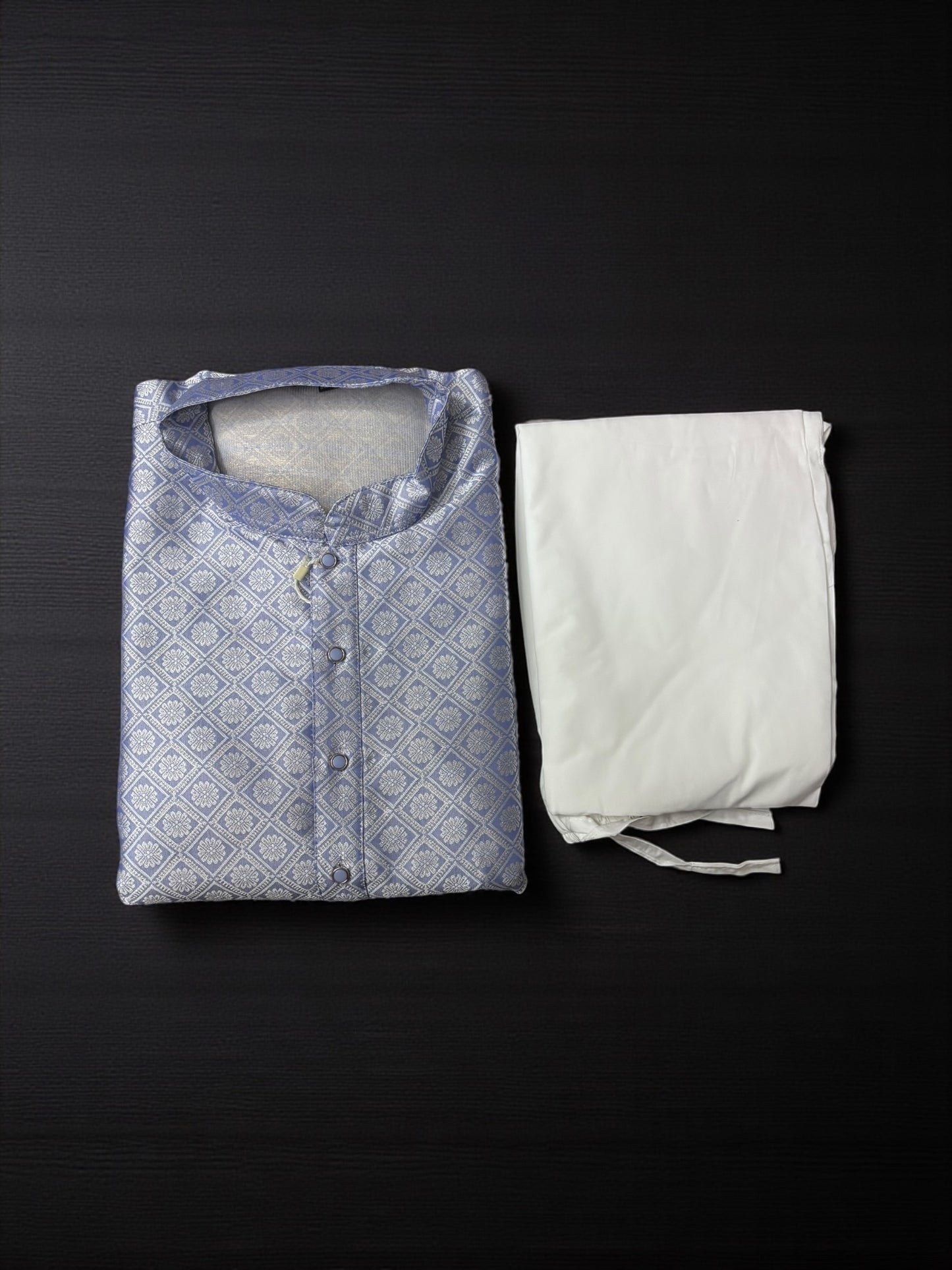 Ivory Color Traditional Men's Kurta Pajama Set– Cultural Wear for Men