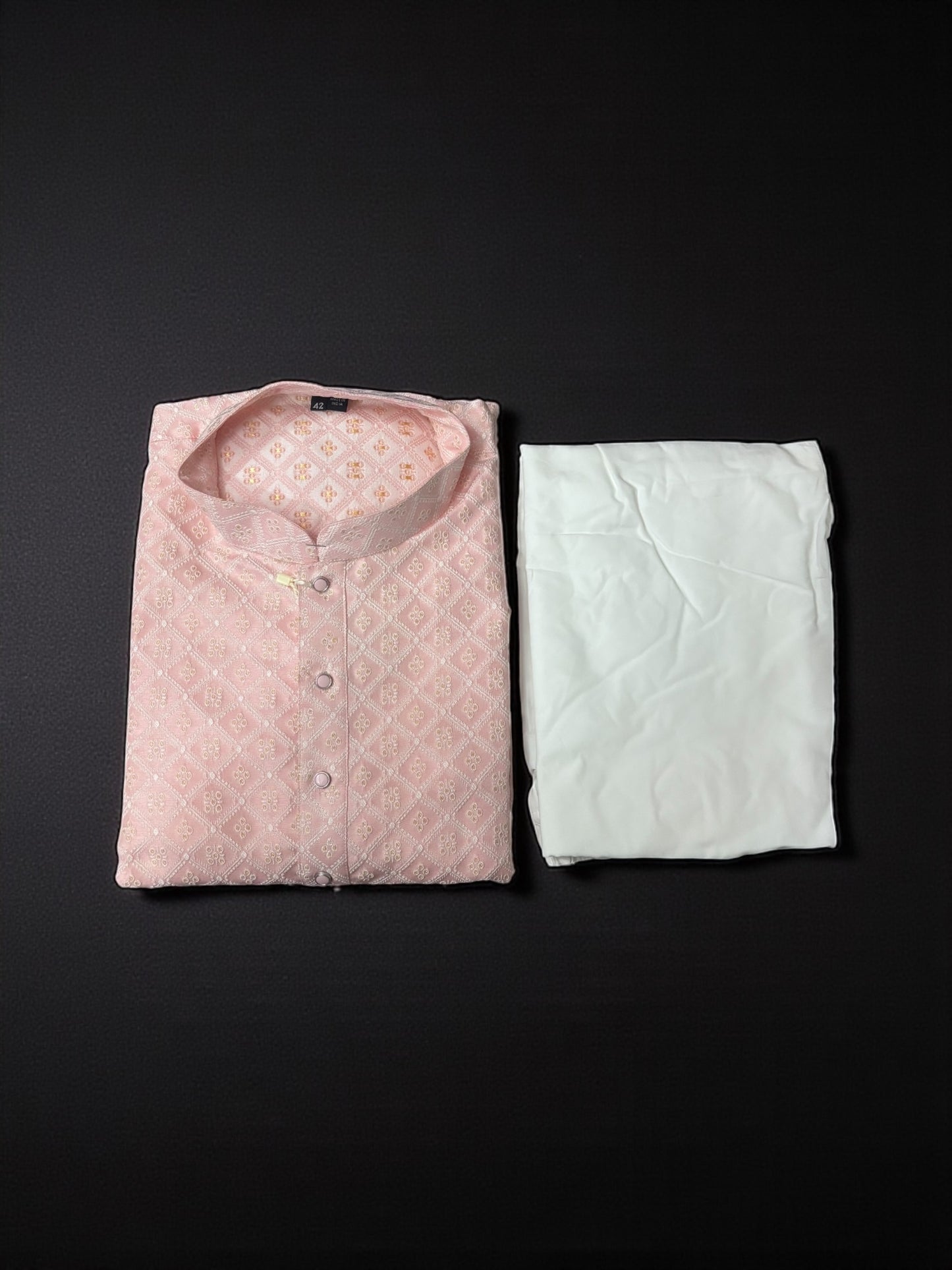 Traditional Men's Kurta Pajama Set– Cultural Wear for Men, Nov