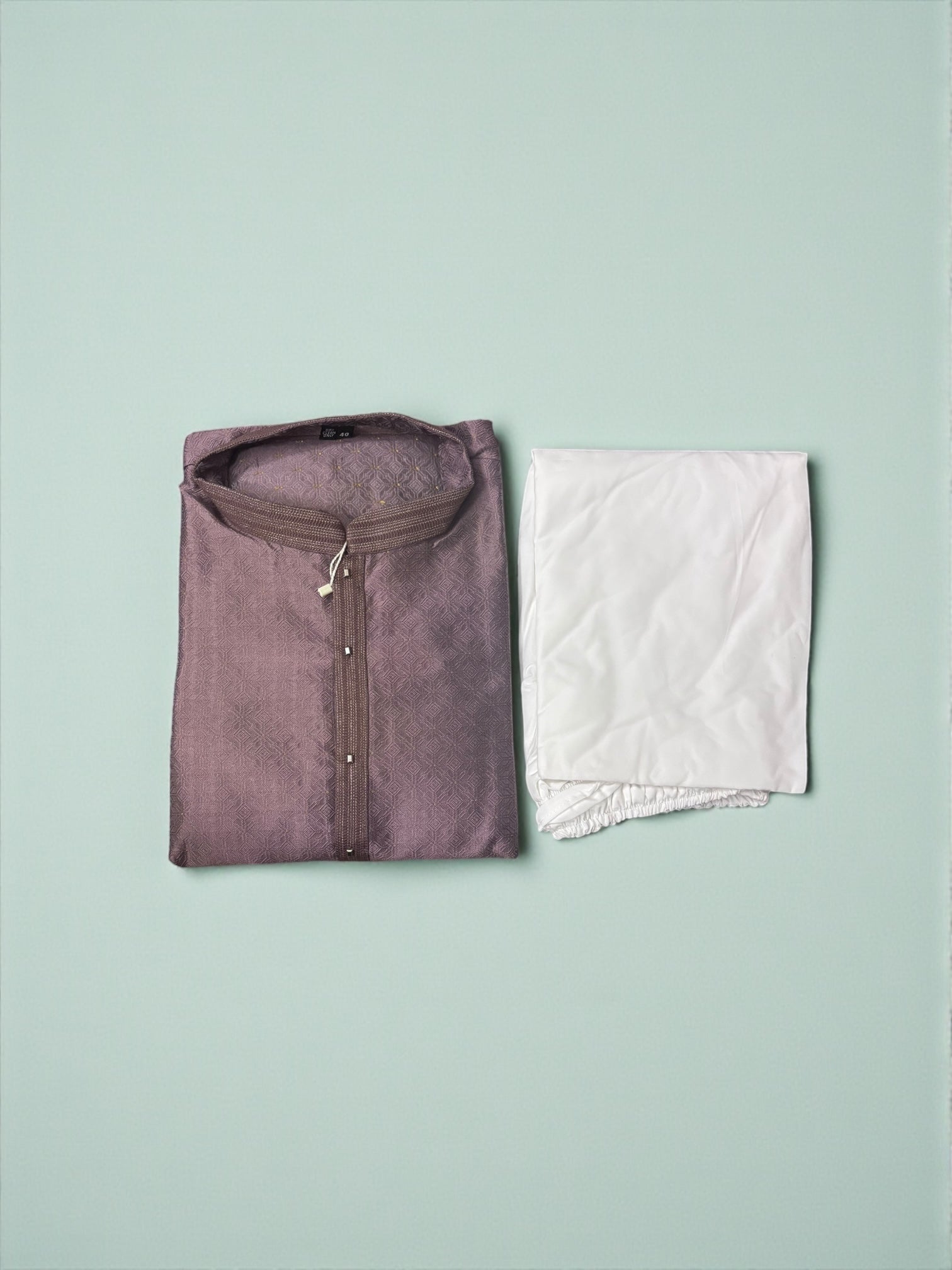 Onion Traditional Men's Kurta Pajama Set– Cultural Wear for Men, Nov