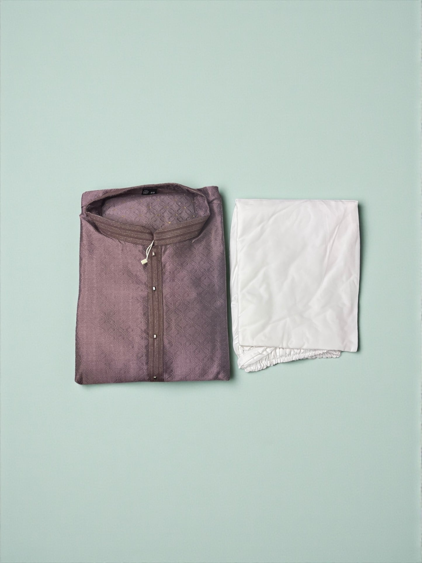 Onion Traditional Men's Kurta Pajama Set– Cultural Wear for Men, Nov