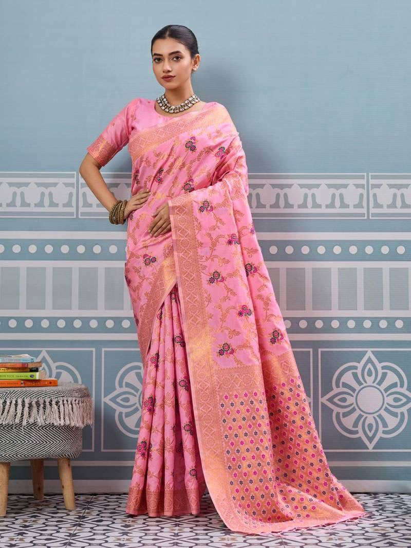 Banarasi Silk Traditional Saree, Cultural Wear for Women