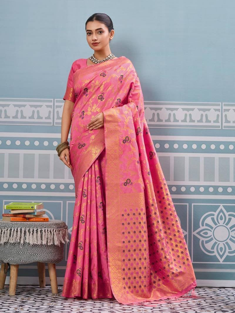 Banarasi Silk Traditional Saree, Cultural Wear for Women