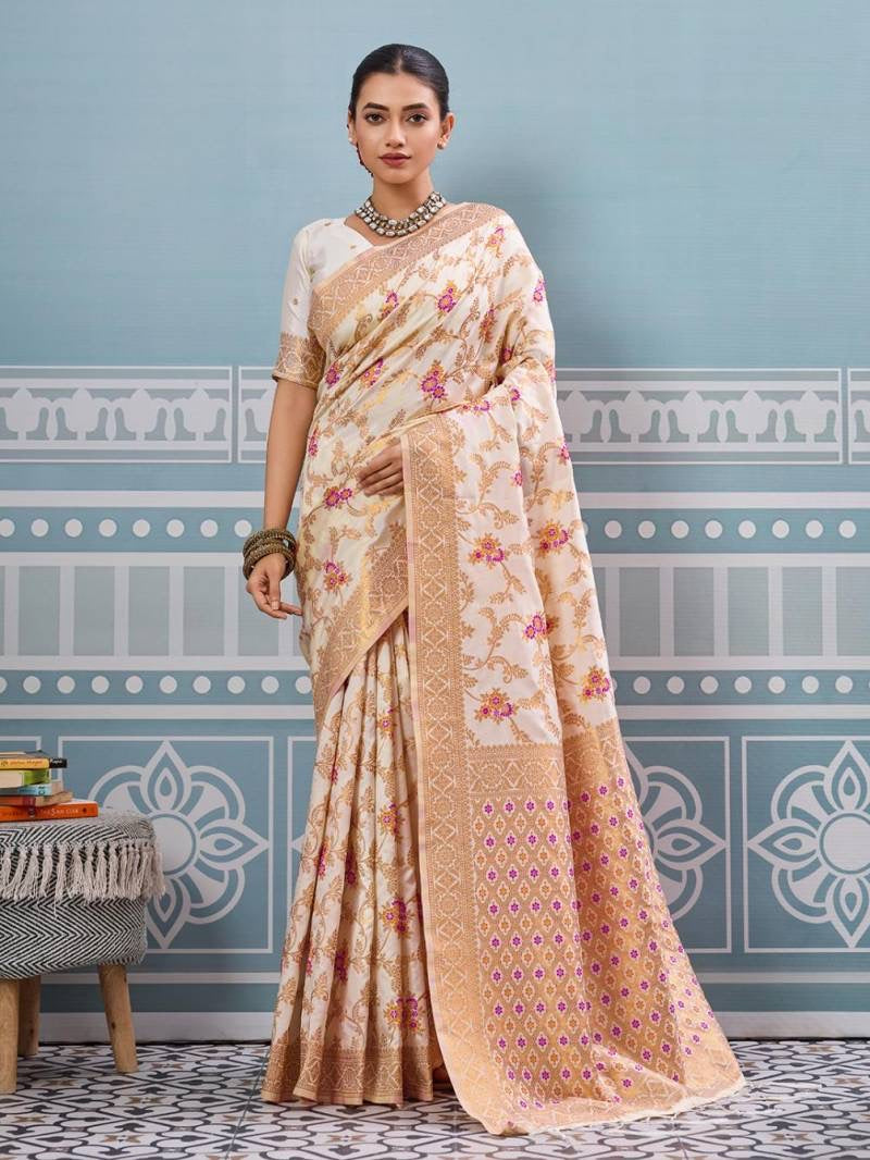 Banarasi Silk Traditional Saree, Cultural Wear for Women