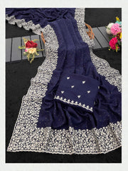 Vichitra Silk Traditional Saree, Cultural Wear for Women