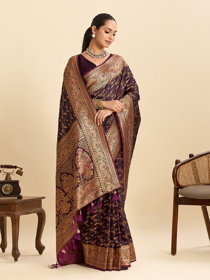 Soft Silk Traditional Saree, Cultural Wear for Women