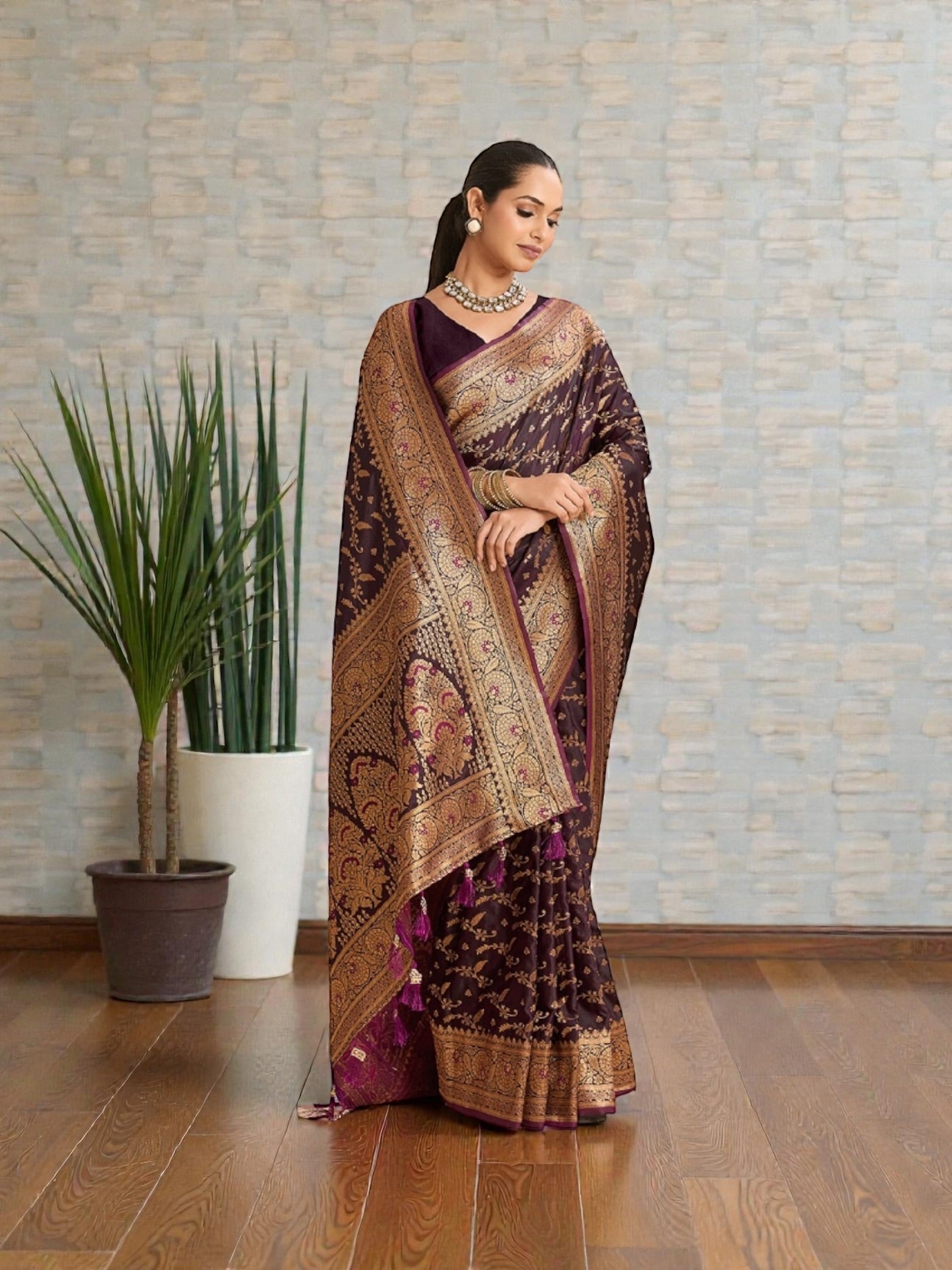 Soft Silk Traditional Saree, Cultural Wear for Women