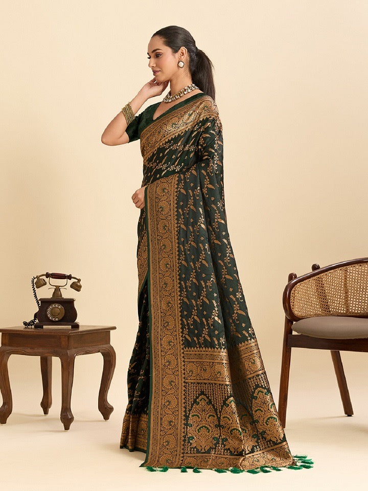 Soft Silk Traditional Saree, Cultural Wear for Women