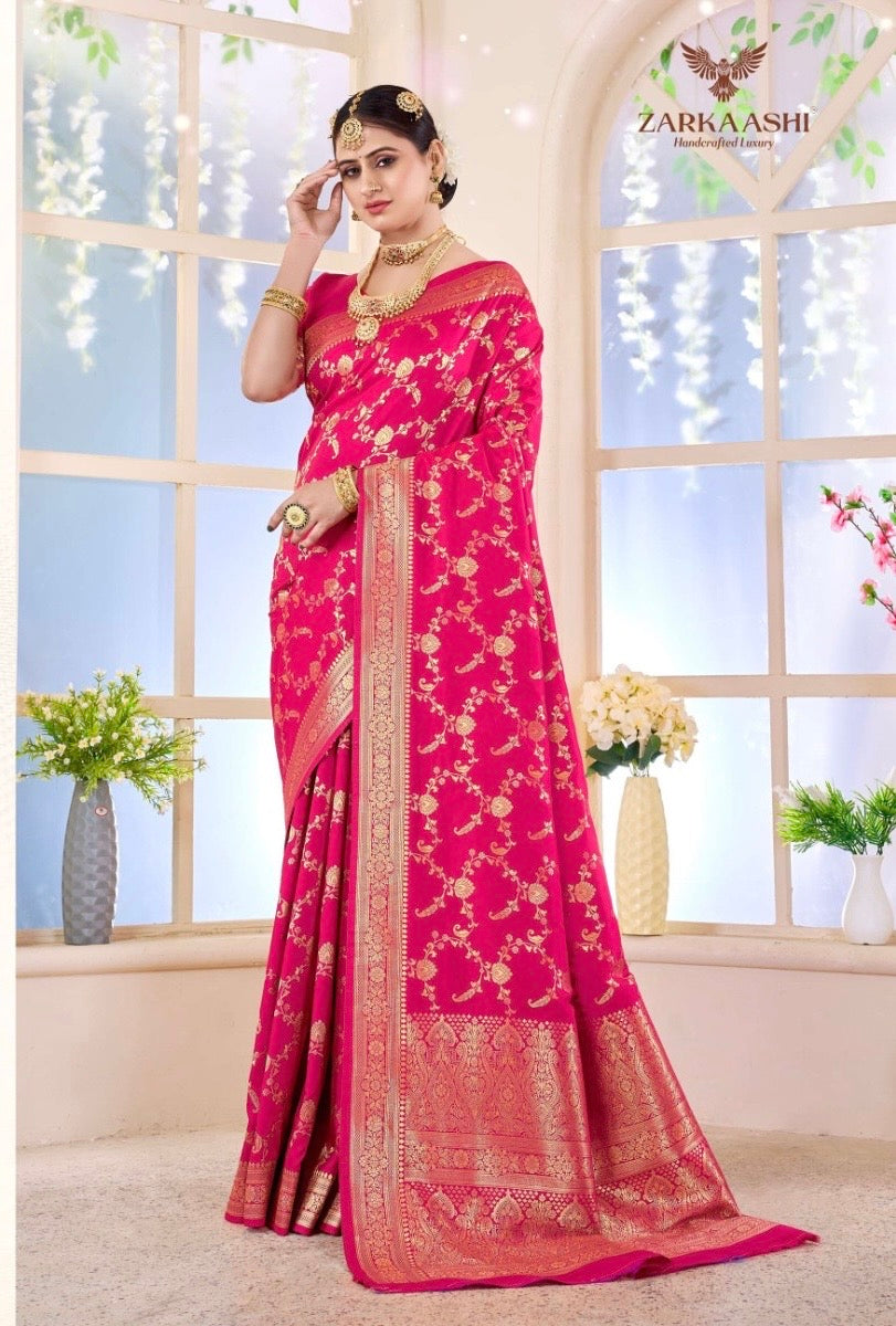 Katan Silk Traditional Saree, Cultural Wear for Women