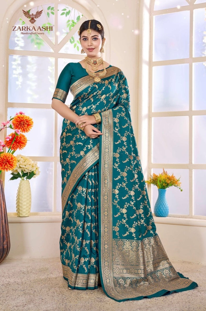 Katan Silk Traditional Saree, Cultural Wear for Women