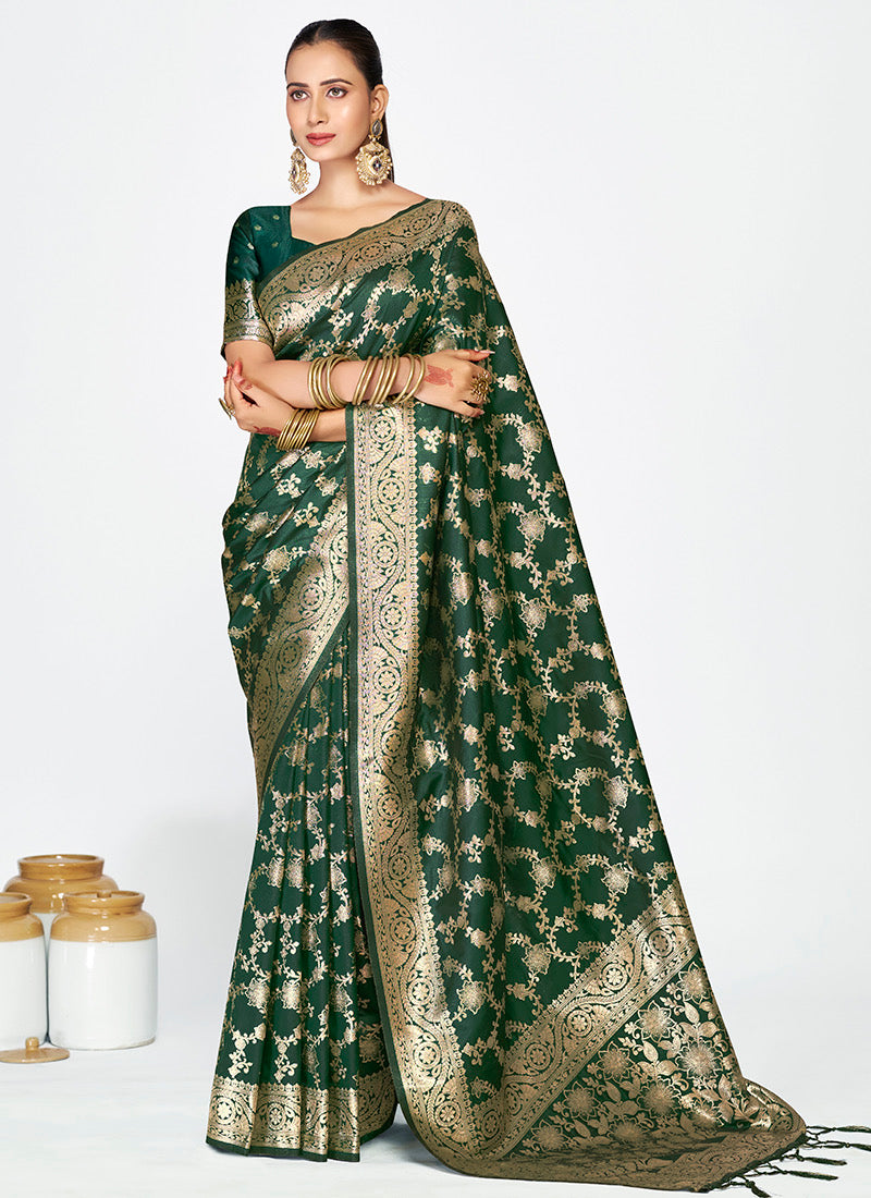 Banarasi Silk Traditional Saree, Cultural Wear for Women