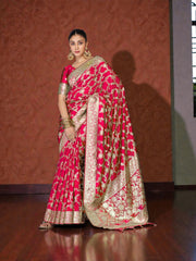 Banarasi Silk Traditional Saree, Cultural Wear for Women
