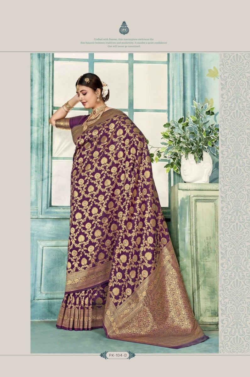 Katan Silk Traditional Saree, Cultural Wear for Women