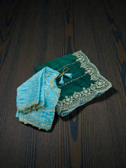 Satin Traditional Saree with Ready Blouse, Cultural Wear for Women
