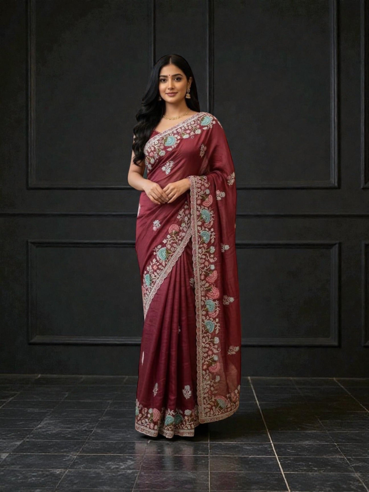Gold Crush Traditional Saree, Cultural Wear for Women